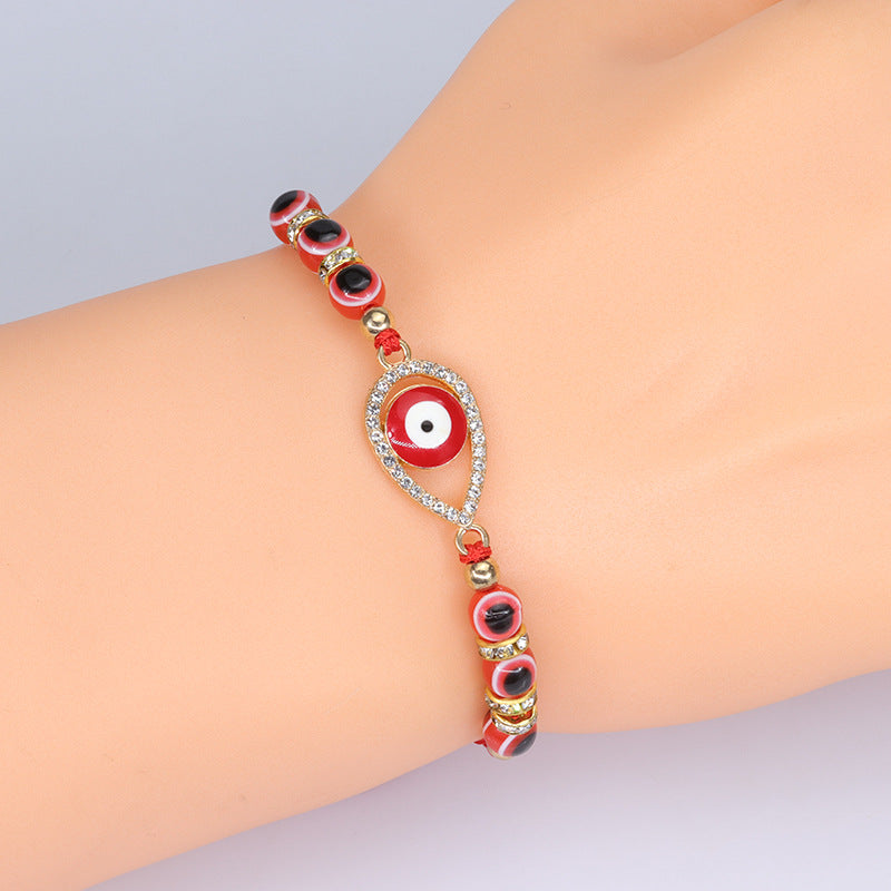 Pulsera de hilo de ojo del diablo al por mayor